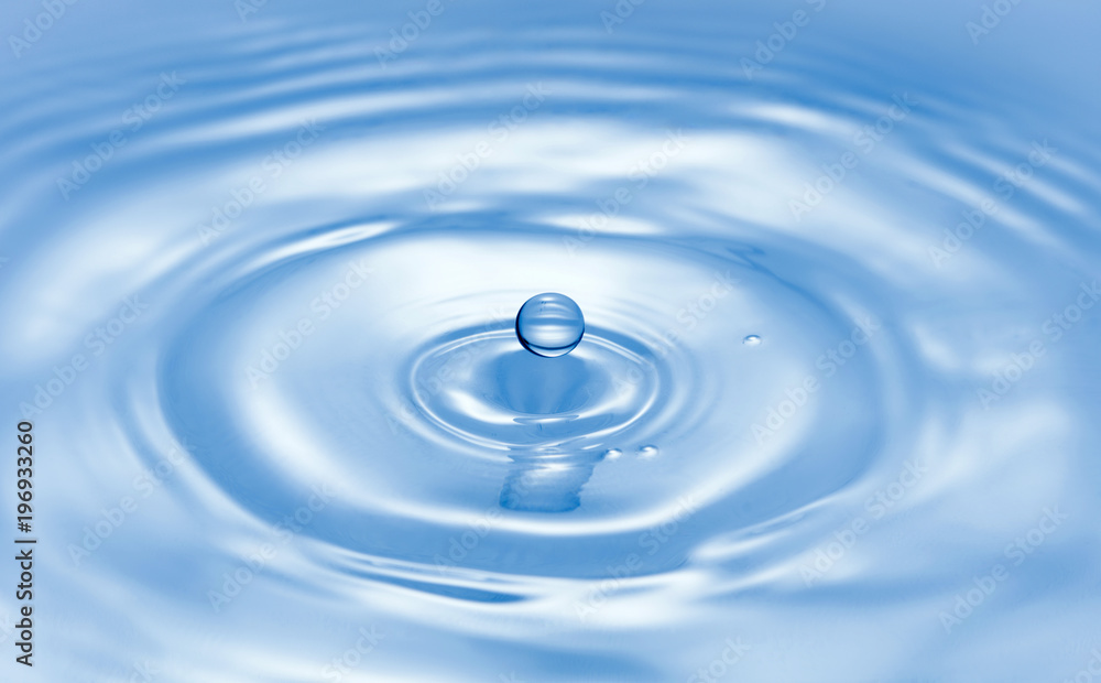 water surface with splash and waves made by droplet water surface with splash and waves made by droplet