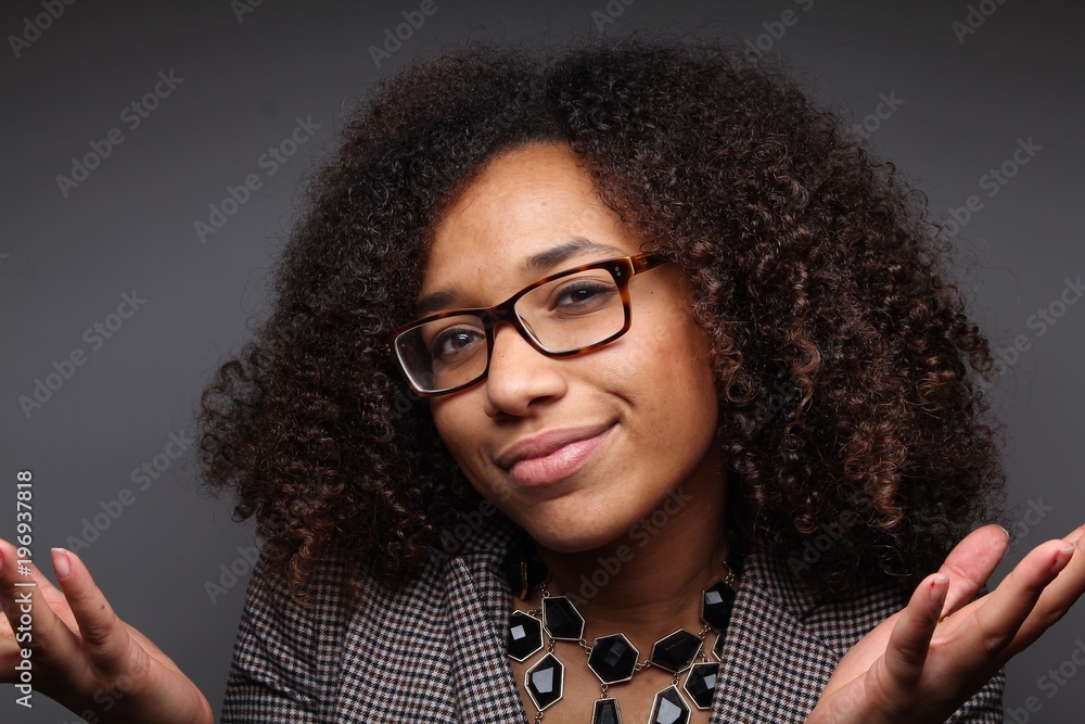 Afro woman Afro woman