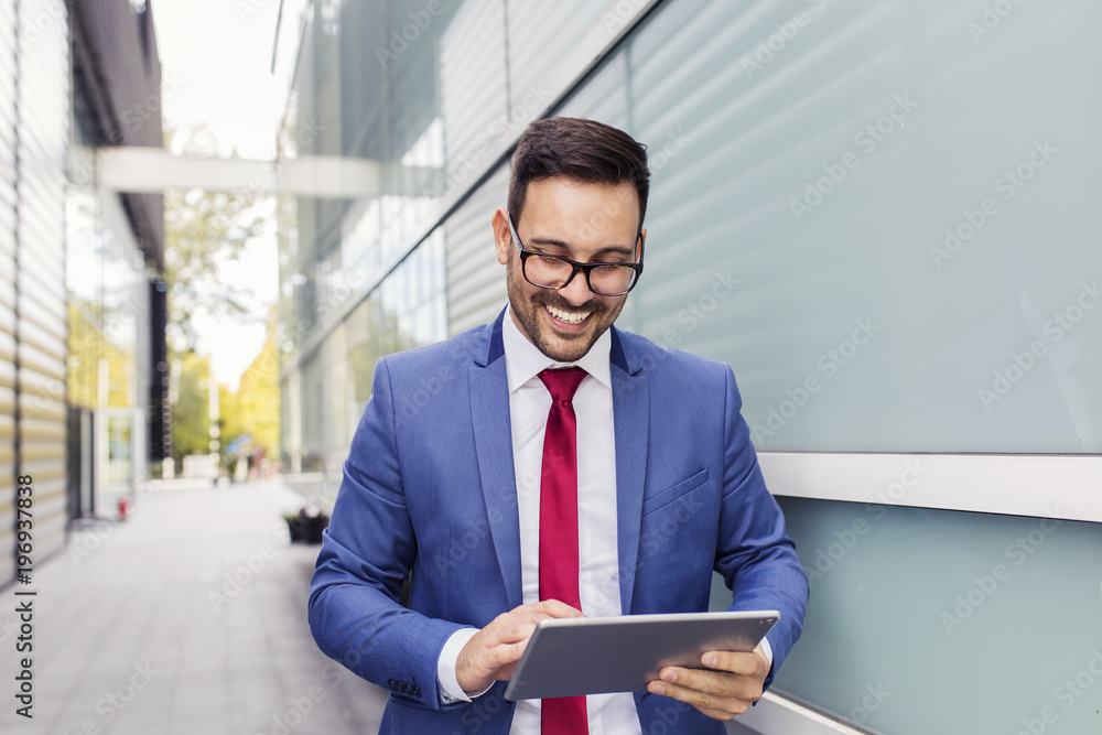 Smiling businessman Smiling businessman