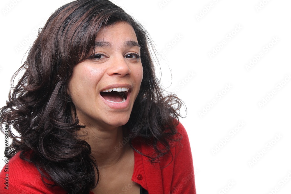 Mixed race woman Mixed race woman