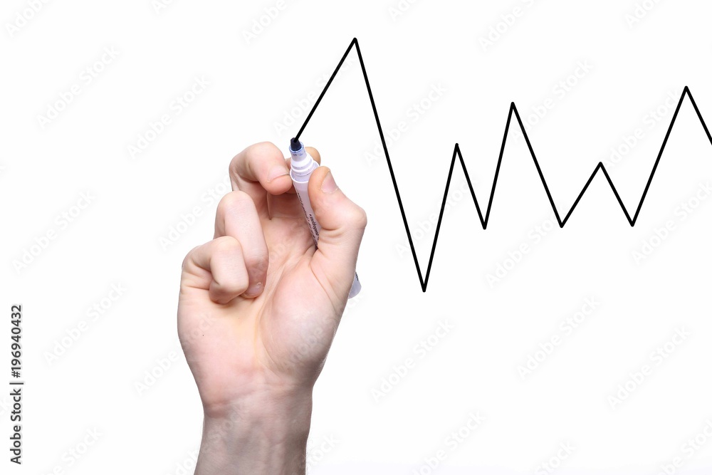 Hand writing a diagram Hand writing a diagram