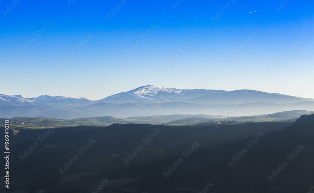 Views of Mount Gorbea, Spain