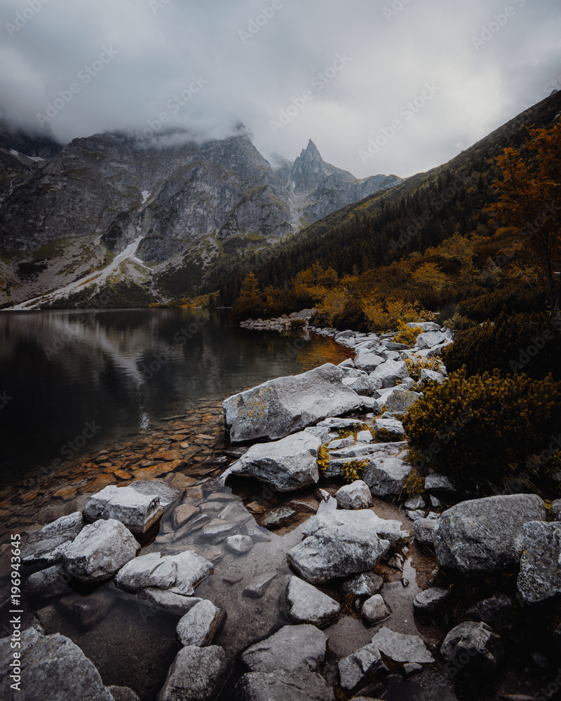 Morskie Oko Lake in Tatra Mountains in Poland