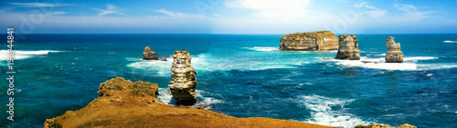 Quadro em tela Bay of islands coastal park, Victoria, Australia