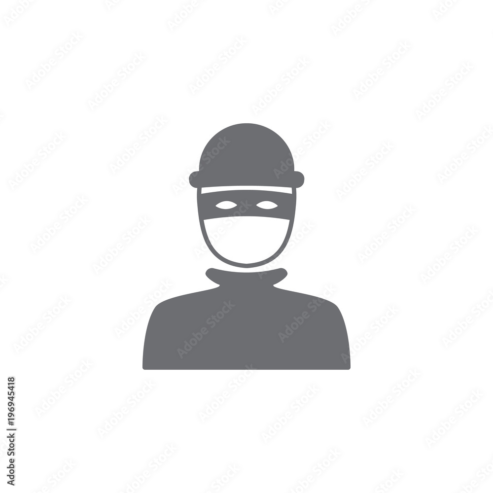 robber icon. Simple element illustration. robber symbol design template. Can be used for web and mobile robber icon. Simple element illustration. robber symbol design template. Can be used for web and mobile