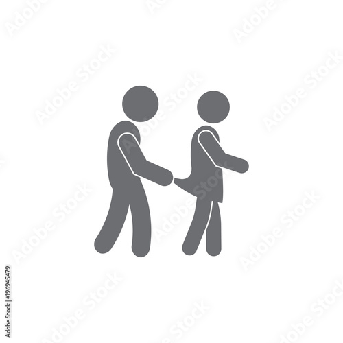 molest icon. Simple element illustration. molest symbol design template. Can be used for web and mobile