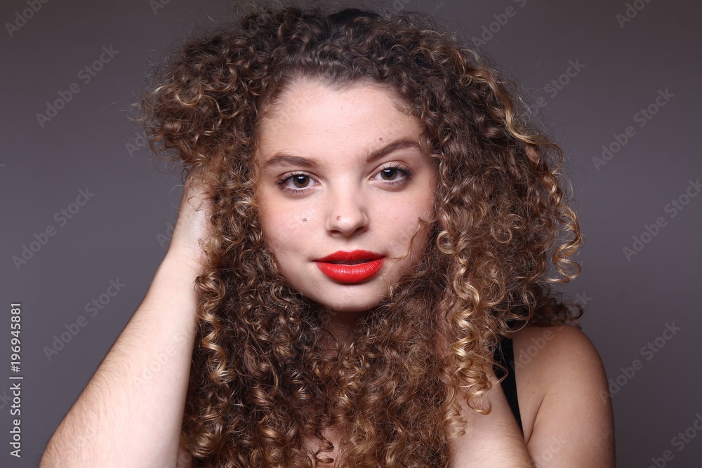 Fototapeta premium Curly woman