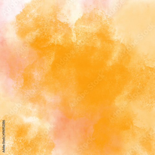 Red, orange and yellow abstract watercolor painting textured background, fall, autumn backgrounds