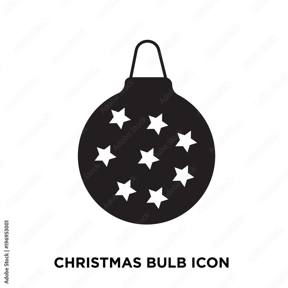 christmas bulb icon christmas bulb icon
