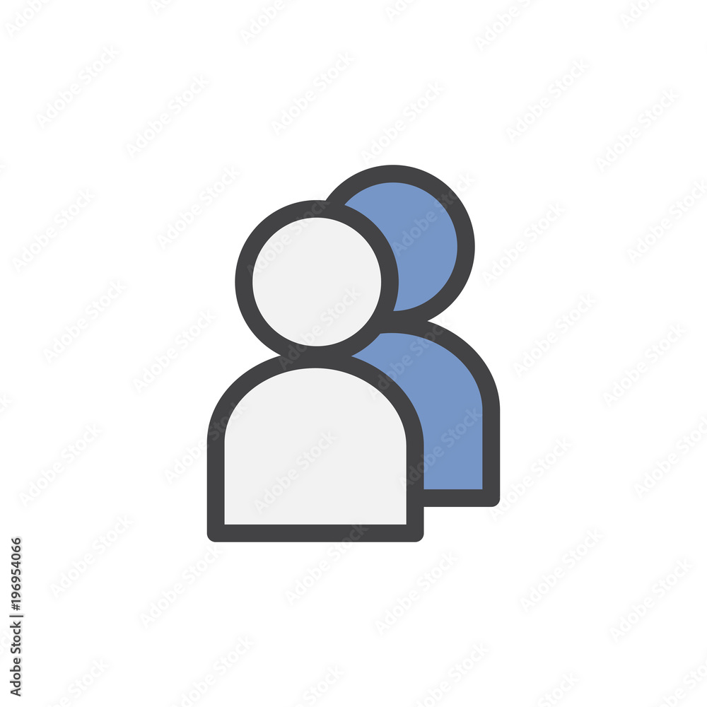 Illustration of user avatar icon