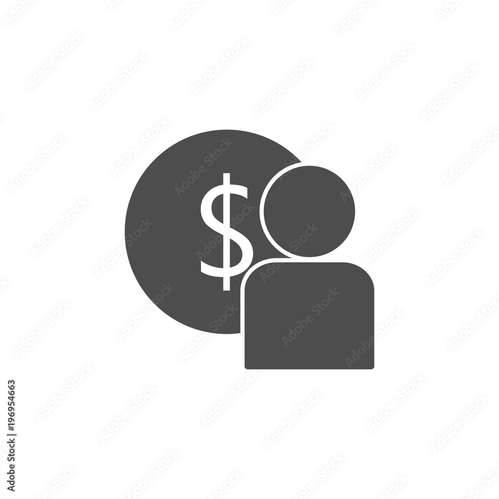 man dollar sign icon. Element of leader elements illustration. Premium quality graphic design icon. Signs and symbols collection icon for websites, web design, mobile app man dollar sign icon. Element of leader elements illustration. Premium quality graphic design icon. Signs and symbols collection icon for websites, web design, mobile app