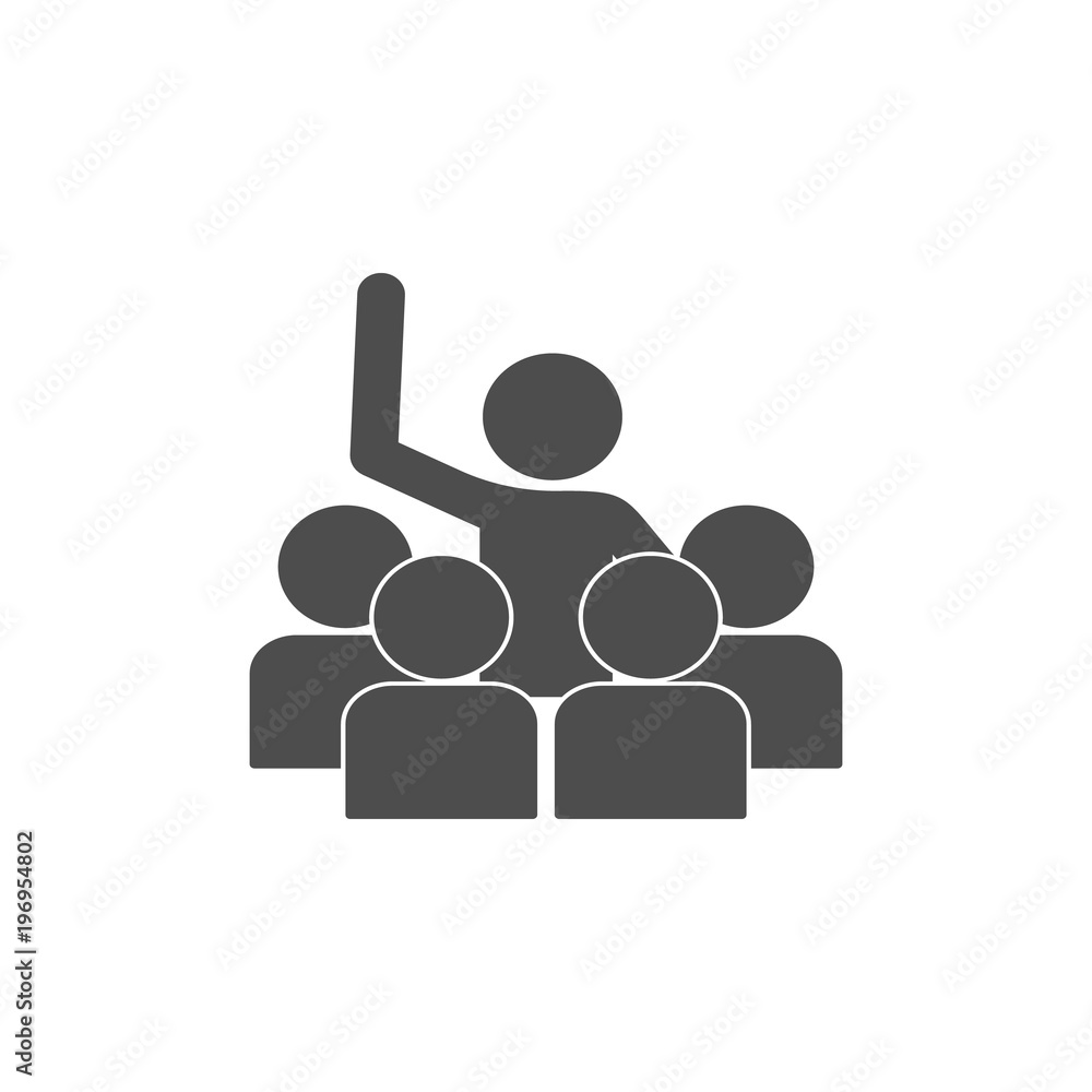 one man with a raised hand icon. Element of leader elements illustration. Premium quality graphic design icon. Signs and symbols collection icon for websites, web design one man with a raised hand icon. Element of leader elements illustration. Premium quality graphic design icon. Signs and symbols collection icon for websites, web design