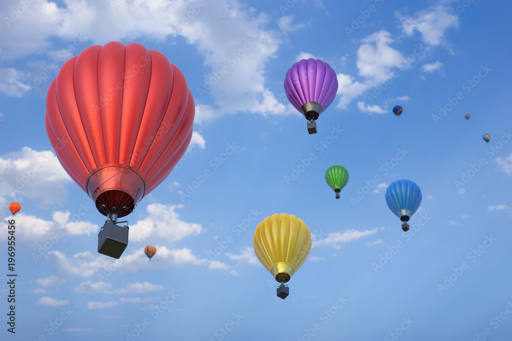 Fototapeta premium hot air balloons