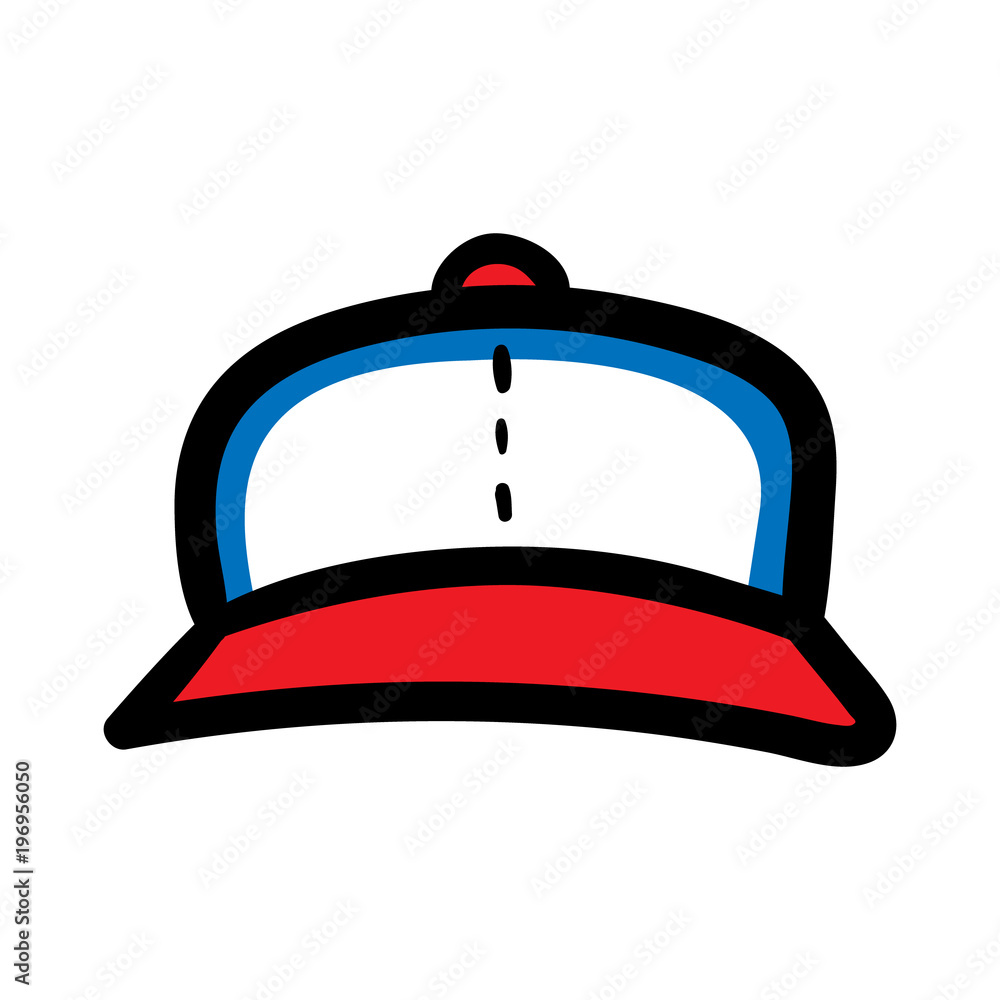 Cartoon Trucker Hat Stock Vector Adobe Stock
