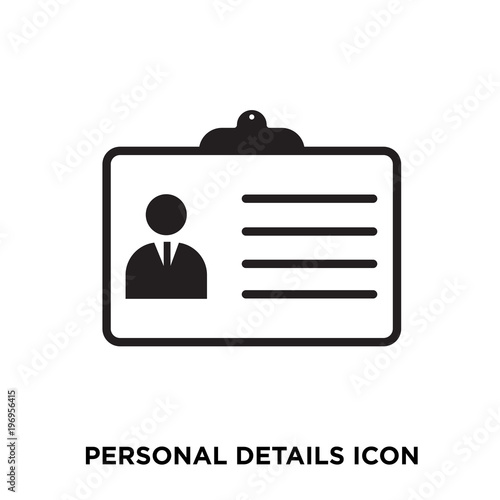 Personal details icon
