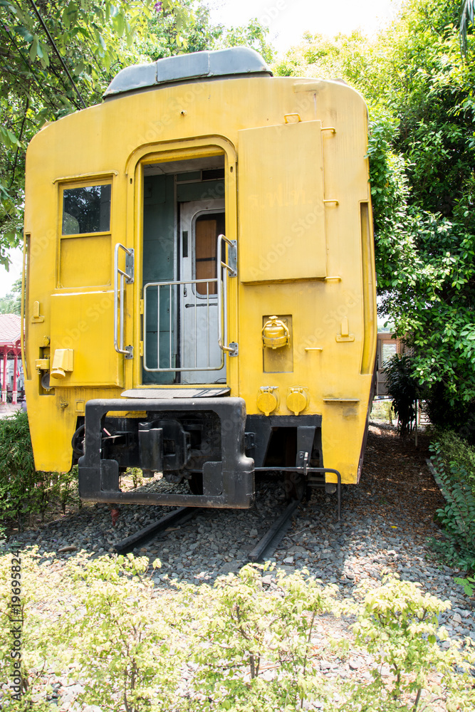 Fototapeta premium Vintage Steam engine locomotive train