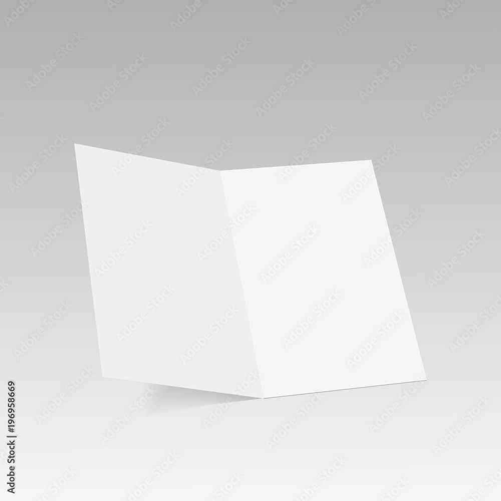 Mock up opened magazine, journal, booklet, postcard, flyer, business card or brochure . Vector Illustration. Mock up opened magazine, journal, booklet, postcard, flyer, business card or brochure . Vector Illustration.