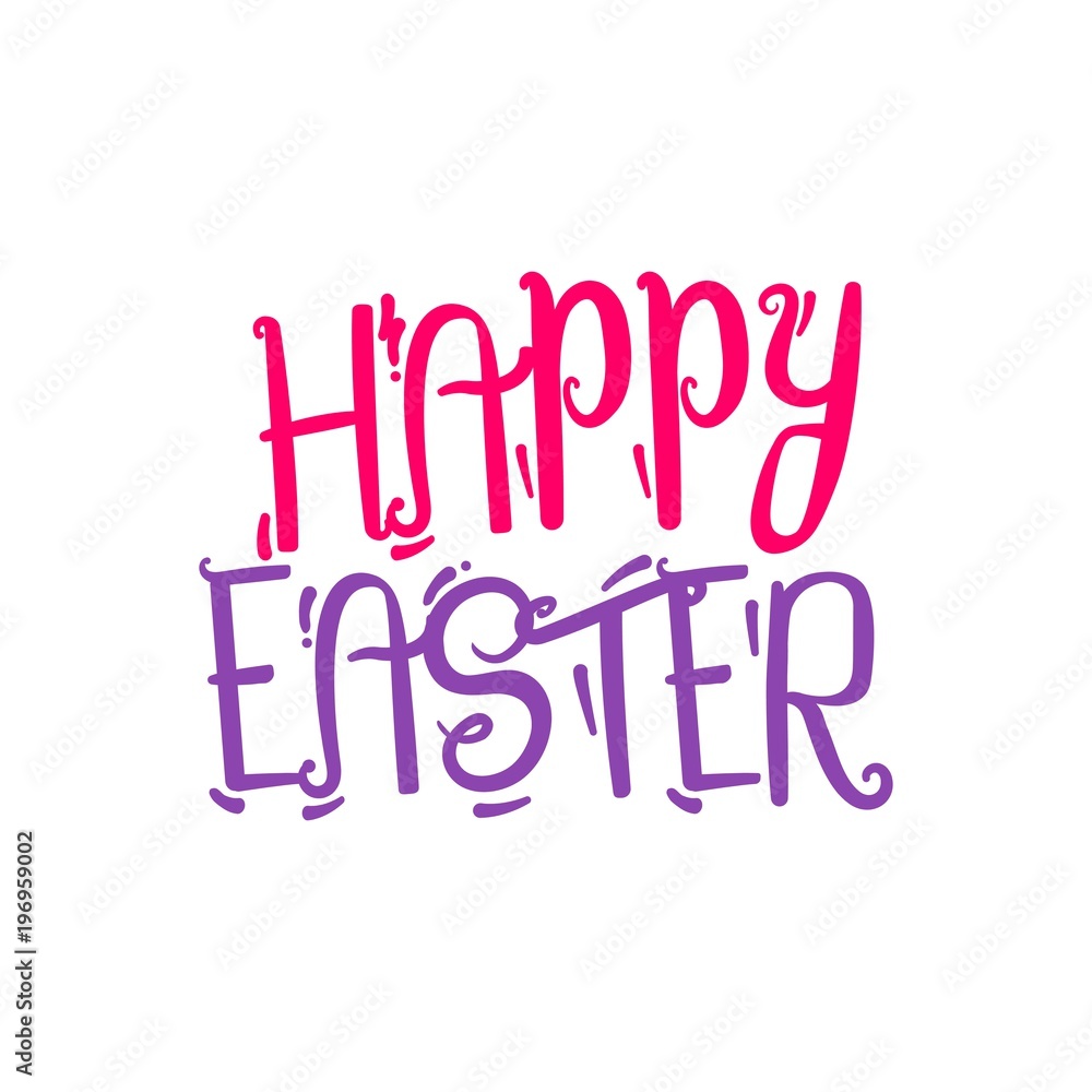 happy easter logo. card design. sticker. greeting. template. vector illustration happy easter logo. card design. sticker. greeting. template. vector illustration