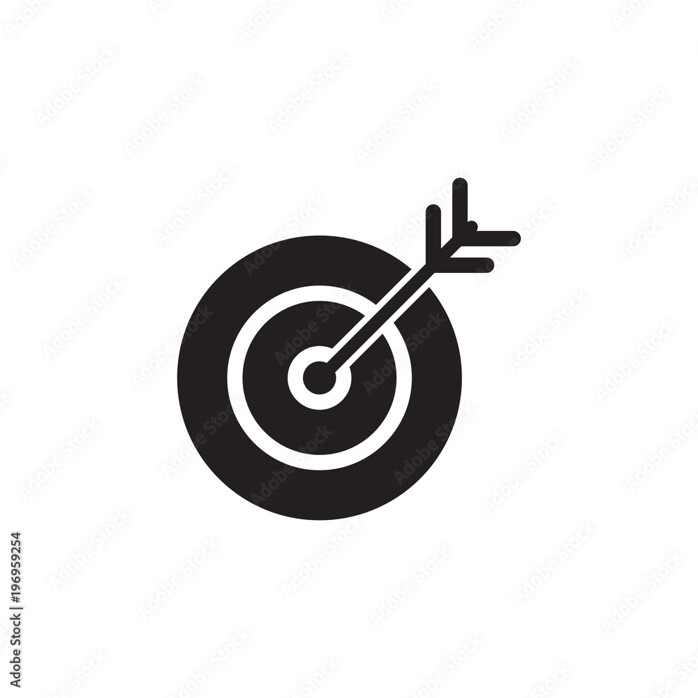 business target filled vector icon. Modern simple isolated sign. Pixel perfect vector illustration for logo, website, mobile app and other designs business target filled vector icon. Modern simple isolated sign. Pixel perfect vector illustration for logo, website, mobile app and other designs