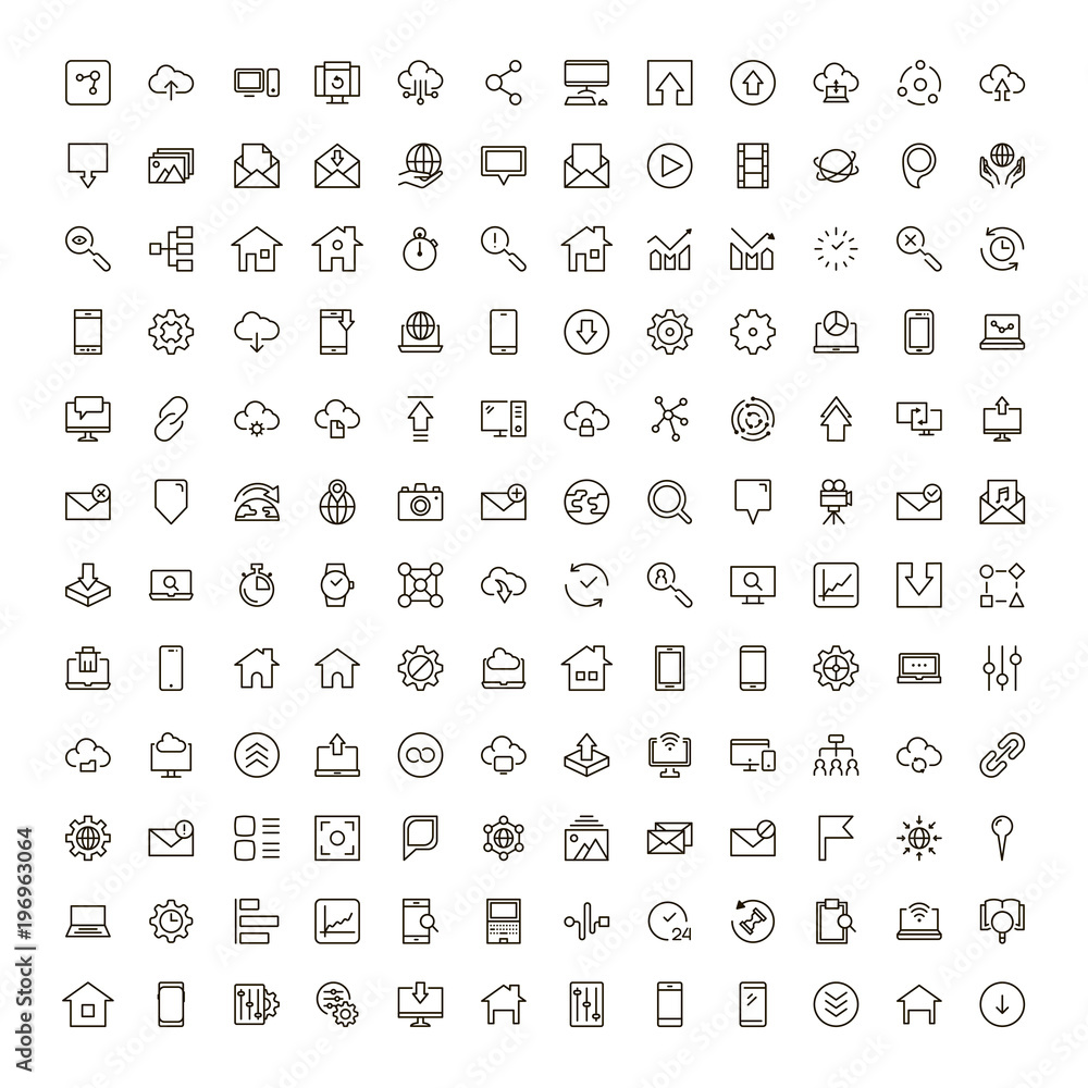 Web flat icon Web flat icon