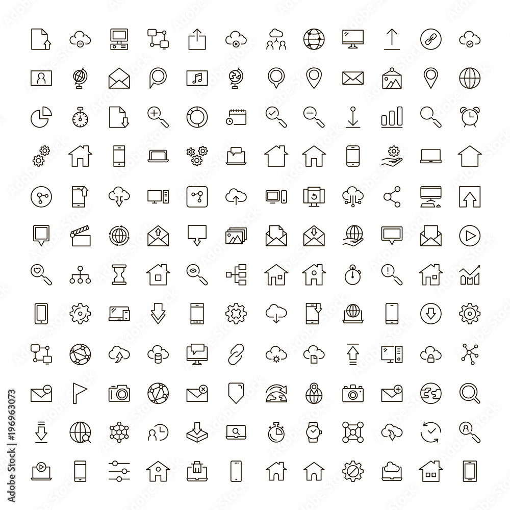 Web flat icon Web flat icon