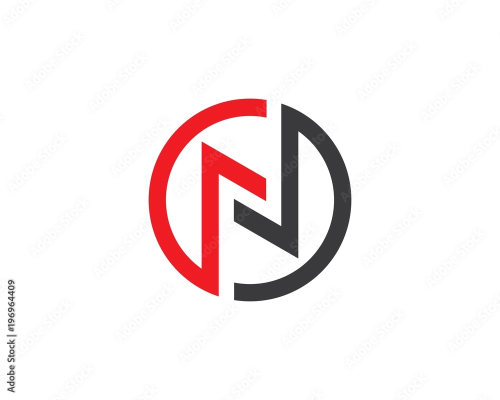 N Letter Logo Business N Letter Logo Business