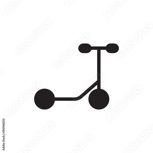 scooter filled vector icon. Modern simple isolated sign. Pixel perfect vector  illustration for logo, website, mobile app and other designs