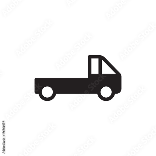 truck, delivery truck filled vector icon. Modern simple isolated sign. Pixel perfect vector illustration for logo, website, mobile app and other designs