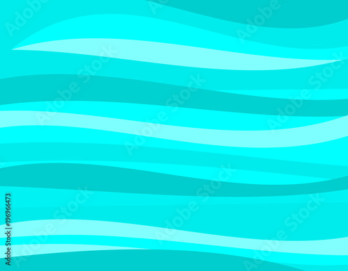 Abstract blue wave background texture,cartoon style,Sea vector.