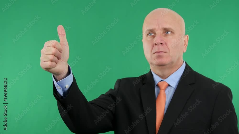 Confident Businessman Thumbs Up Approve Making a Good Job Hand Gestures Confident Businessman Thumbs Up Approve Making a Good Job Hand Gestures