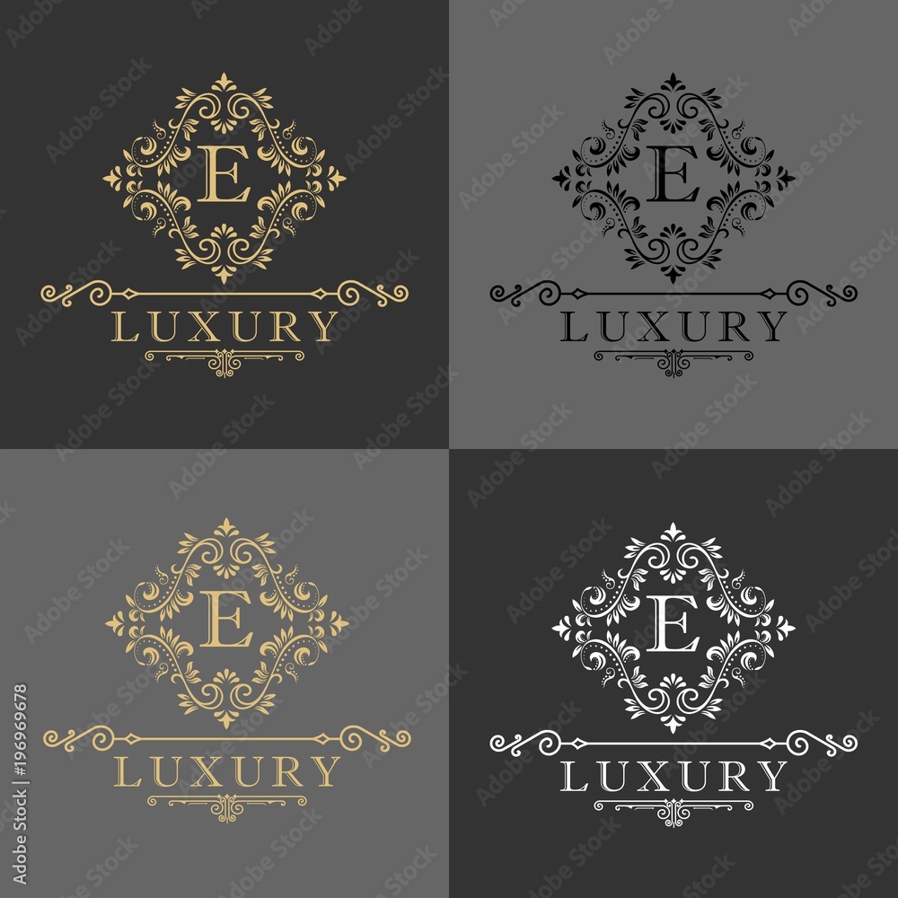 Crests logo,Hotel logo, luxury letter monogram vector logo design, Fashion brand identity,Vector logo template