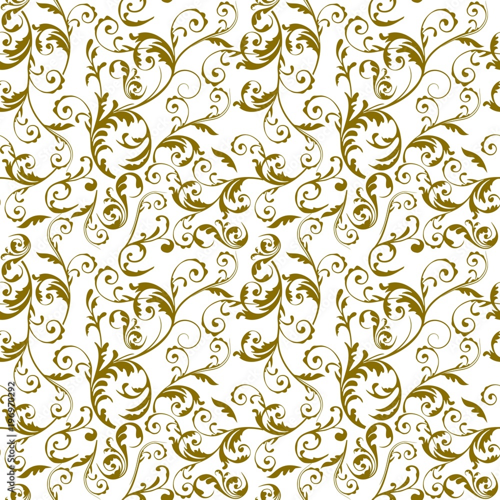 Seamless floral pattern background