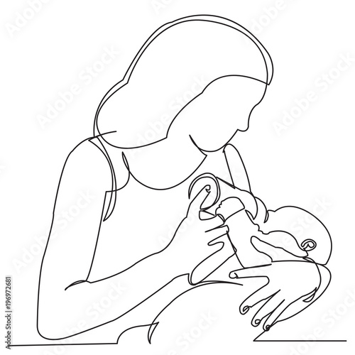 to feed a baby from a bottle