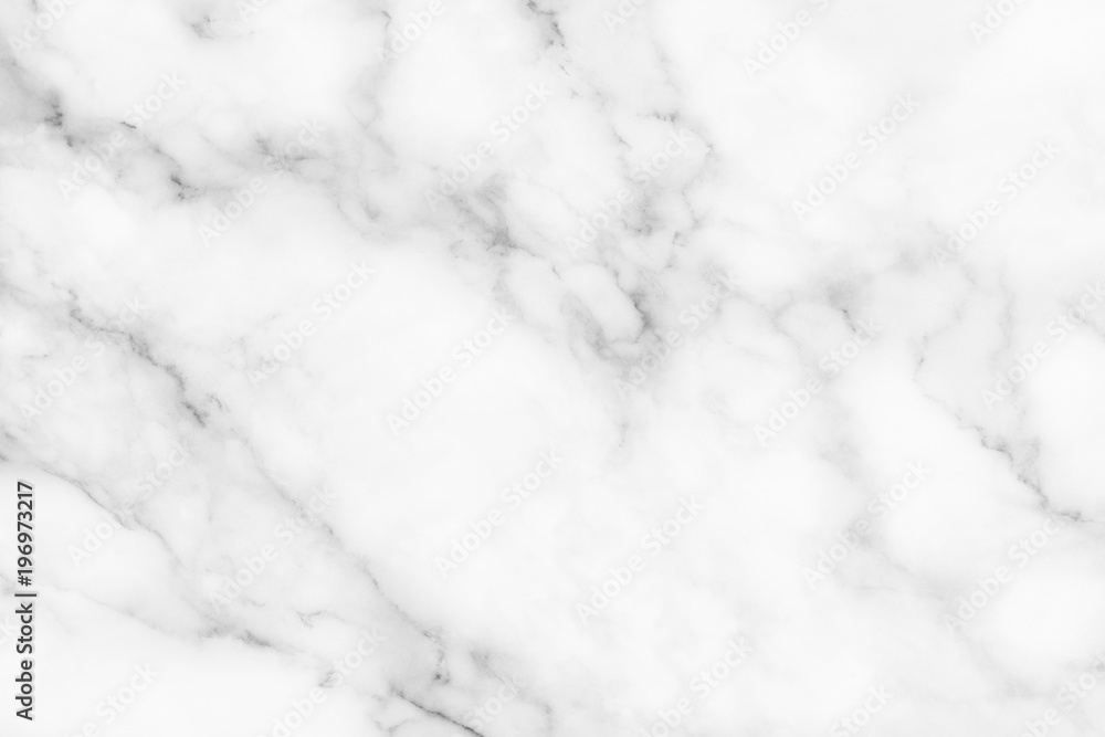 Fototapeta premium Biała marmurowa tekstura z naturalnym wzorem dla tła