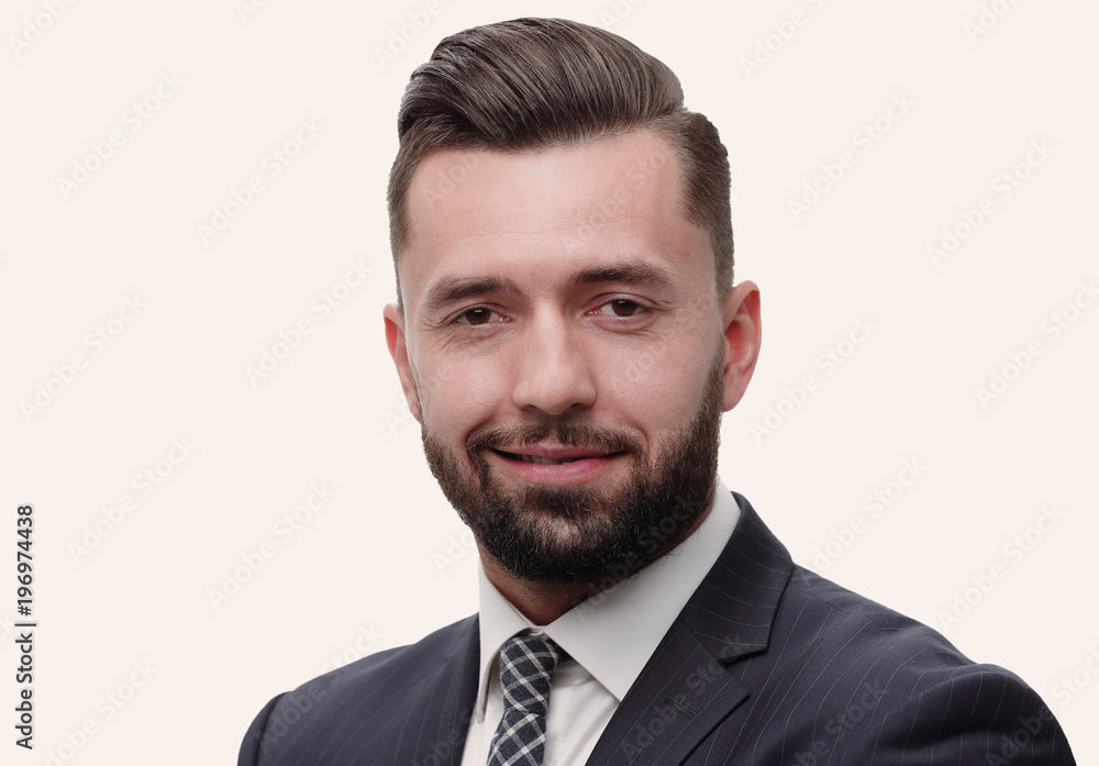 Closeup portrait of a confident middle businessman Closeup portrait of a confident middle businessman