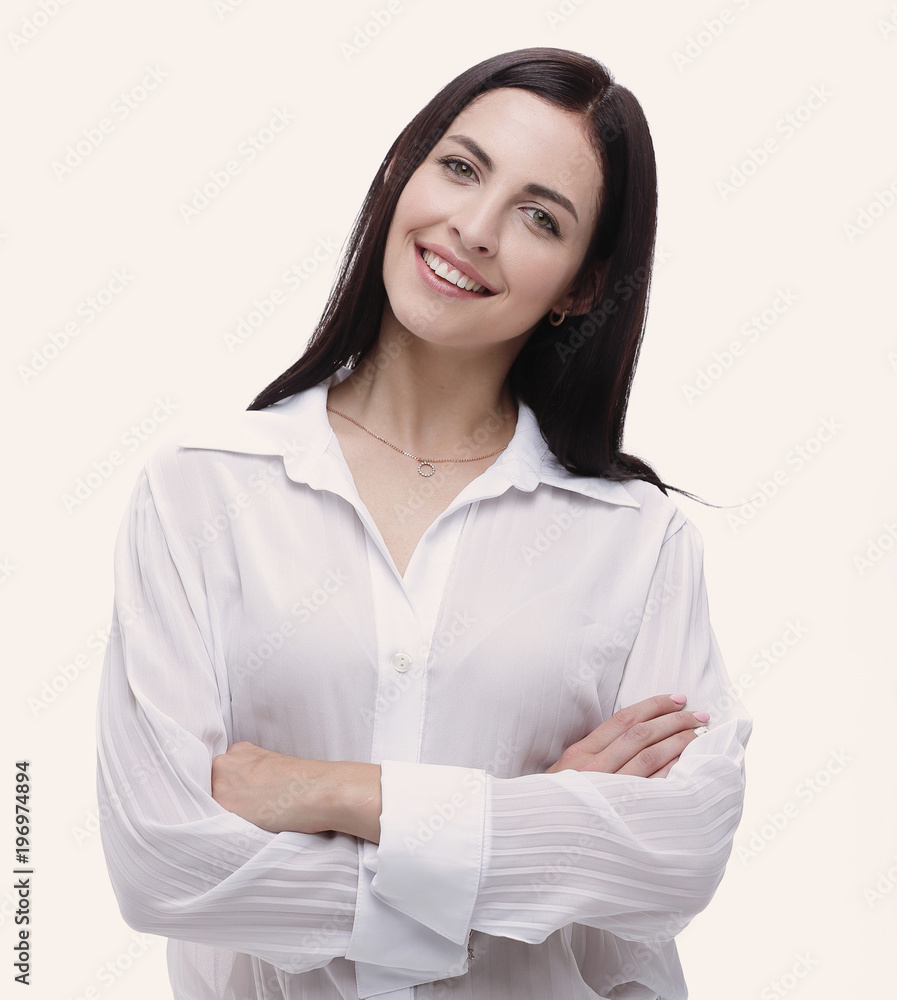 modern young business woman in white blouse. modern young business woman in white blouse.