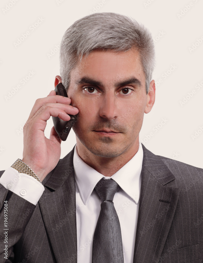 businesswoman talking on the smartphone. businesswoman talking on the smartphone.