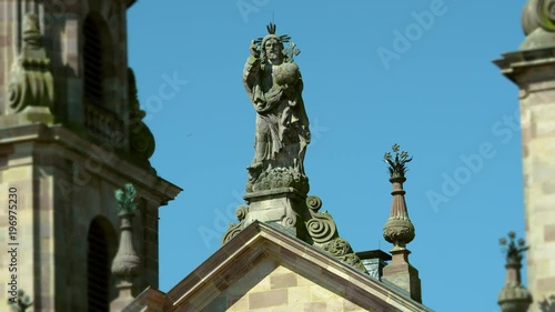 The Cathedral of St. Salvator in Fulda (Cathedral of Fulda) is the cathedral church of the Diocese of Fulda and the Holy Sepulcher of St. Boniface, Sep. 2017, Fulda, Germany photo