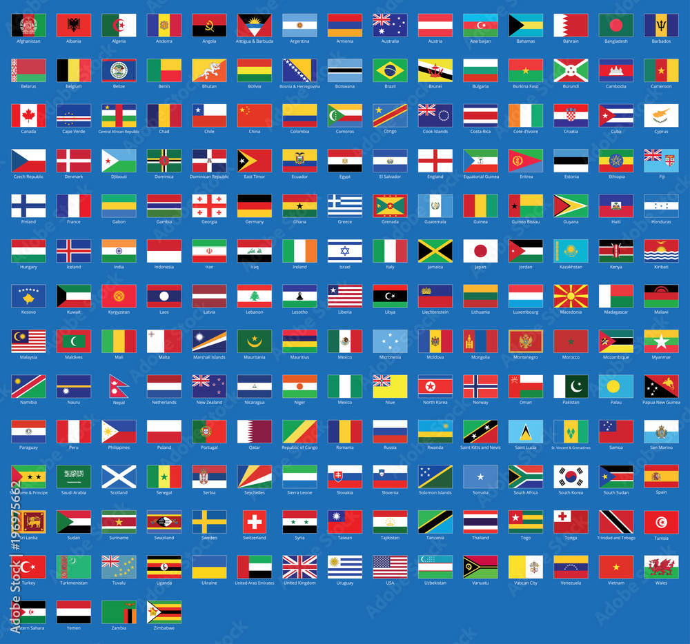 flags of the world background