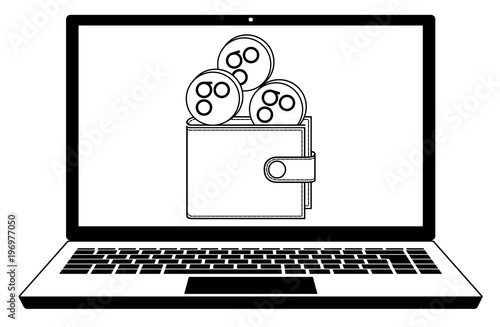 omisego wallet in the  screen laptop