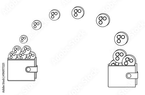 transfer omisego coins from one wallet to another