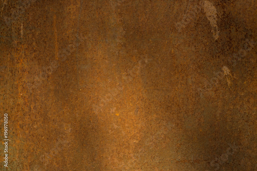 Rusty metal sheet with shadows - vintage, grunge background