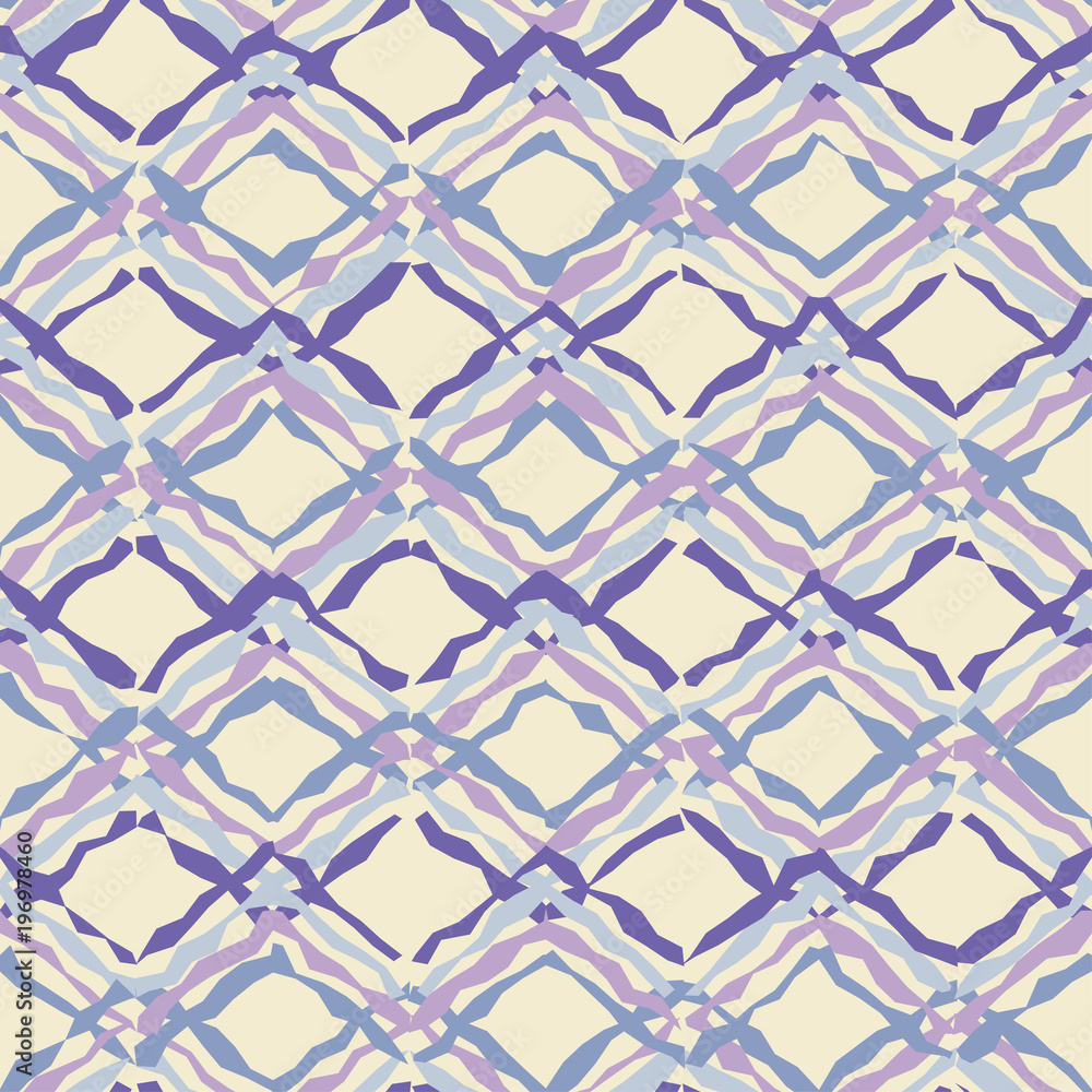 Fototapeta premium Seamless geometric pattern. Texture of swirling stripes. Scribble texture. Textile rapport.