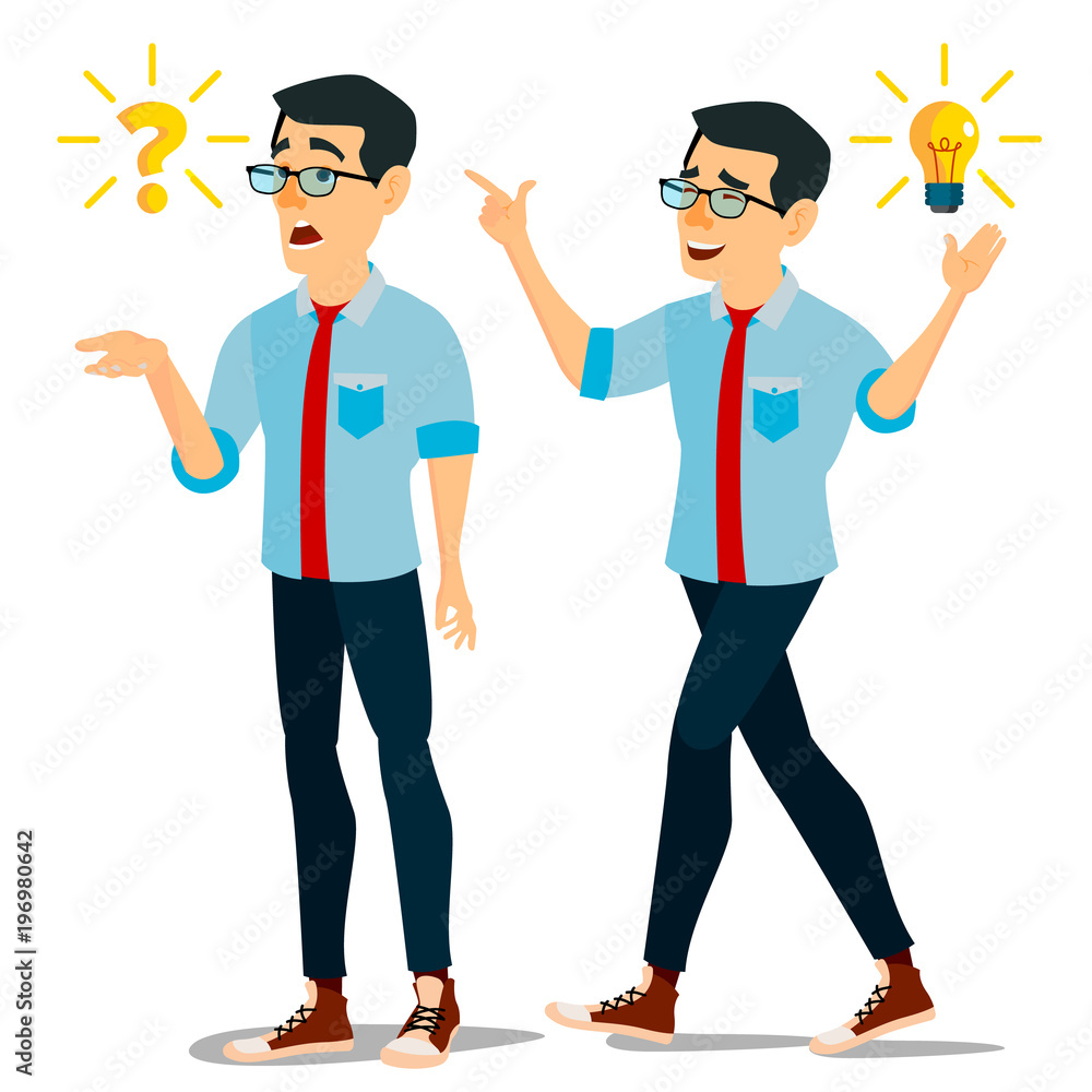 Problem Concept Vector. Thinking Man. Problem Solving. Question Mark, Light Bulb. Creative Project Idea. Issue, Trouble. Isolated Flat Cartoon Illustration Problem Concept Vector. Thinking Man. Problem Solving. Question Mark, Light Bulb. Creative Project Idea. Issue, Trouble. Isolated Flat Cartoon Illustration