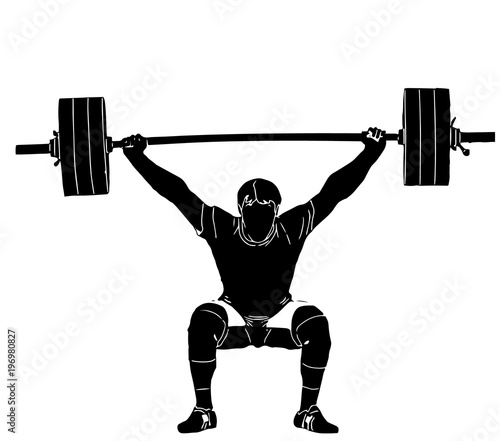 Sport. Weightlifting. Athlet.