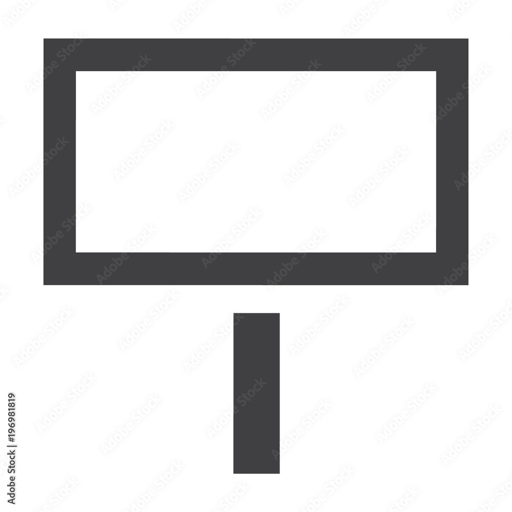 Billboard icon vector Billboard icon vector