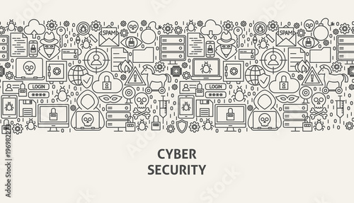 Cyber Security Banner Concept