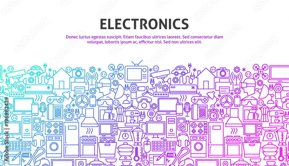 Electronics Web Concept