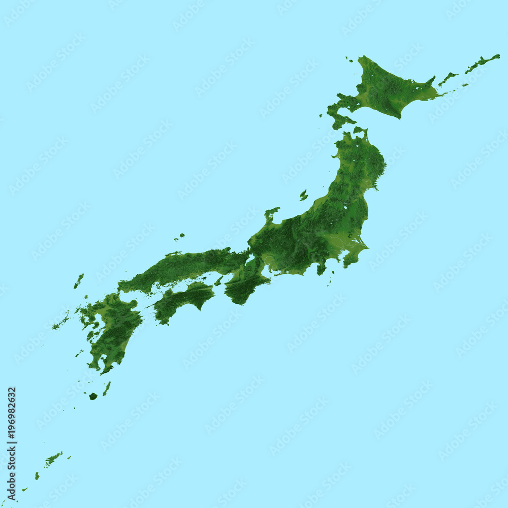 日本列島の地図 Stock Illustration Adobe Stock