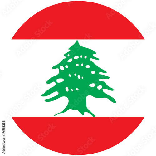Lebanon flag vector